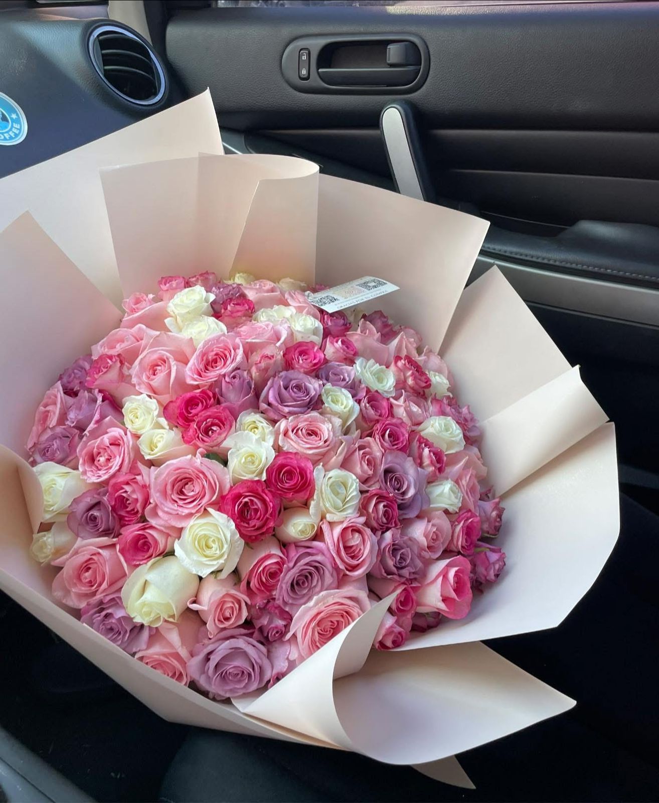 100 Rosas pastel